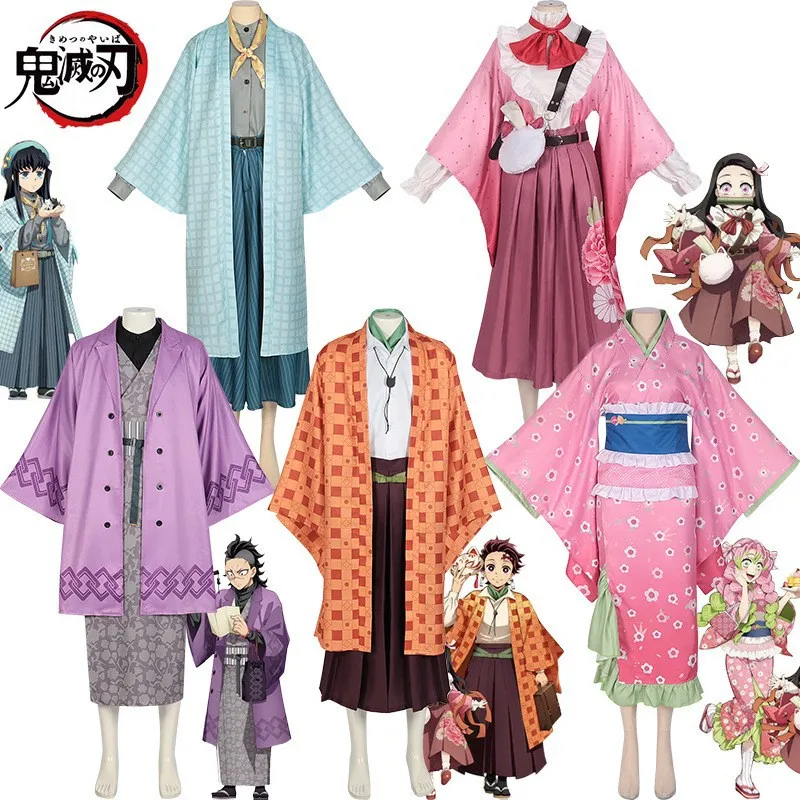 

Костюмы для косплея для тренировки дуги Хэллоуина, традиционный японский наряд Камадо Танджиро и костюмы для выступлений