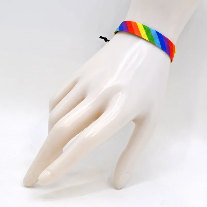 Rainbow LGBT Pride Bracelet Set For Couples Lesbian Women Relationship Matching Bracelets Men Gay Rope Chain Jewelry Accessories