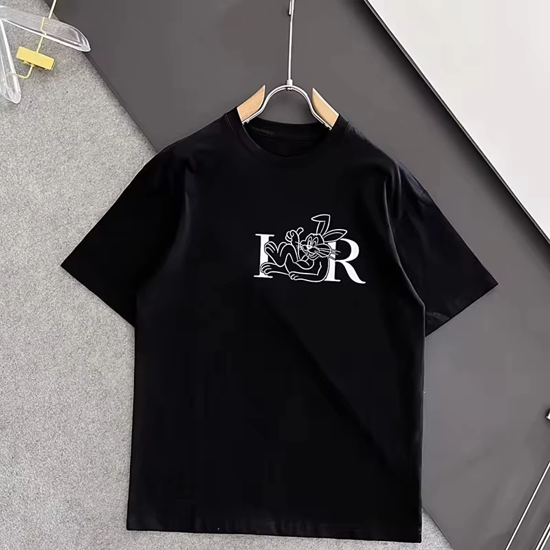 New Summer Women's T-Shirt Luxury Short Sleeve Brand Designer Casual Loose Letter Printed Fashion Female's Tops Round Neck