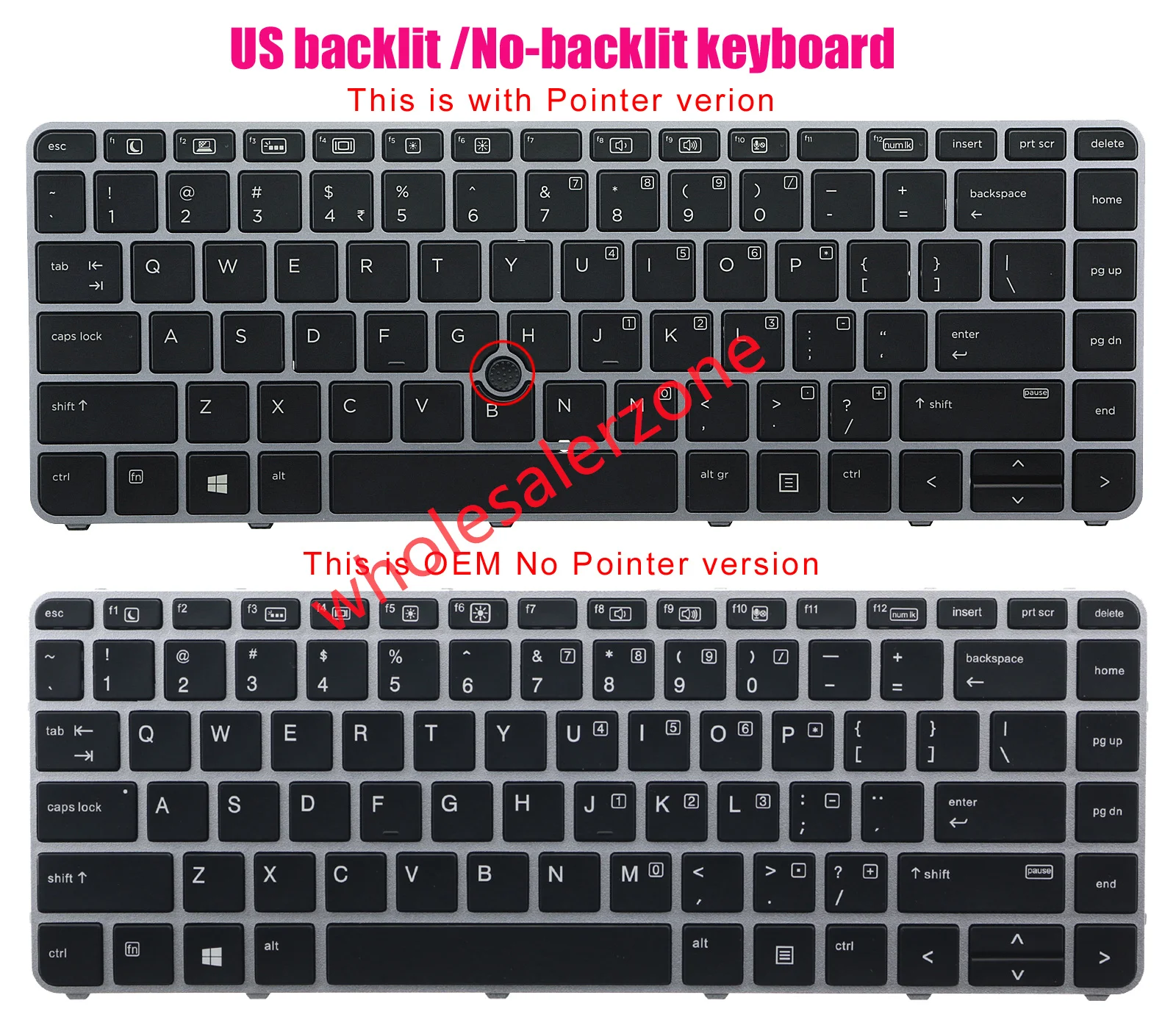 

Keyboard For HP EliteBook 745 G3,745 G4,840 G3,840 G4 Series,ZBook 14u G4 Series laptop US layout keyboard