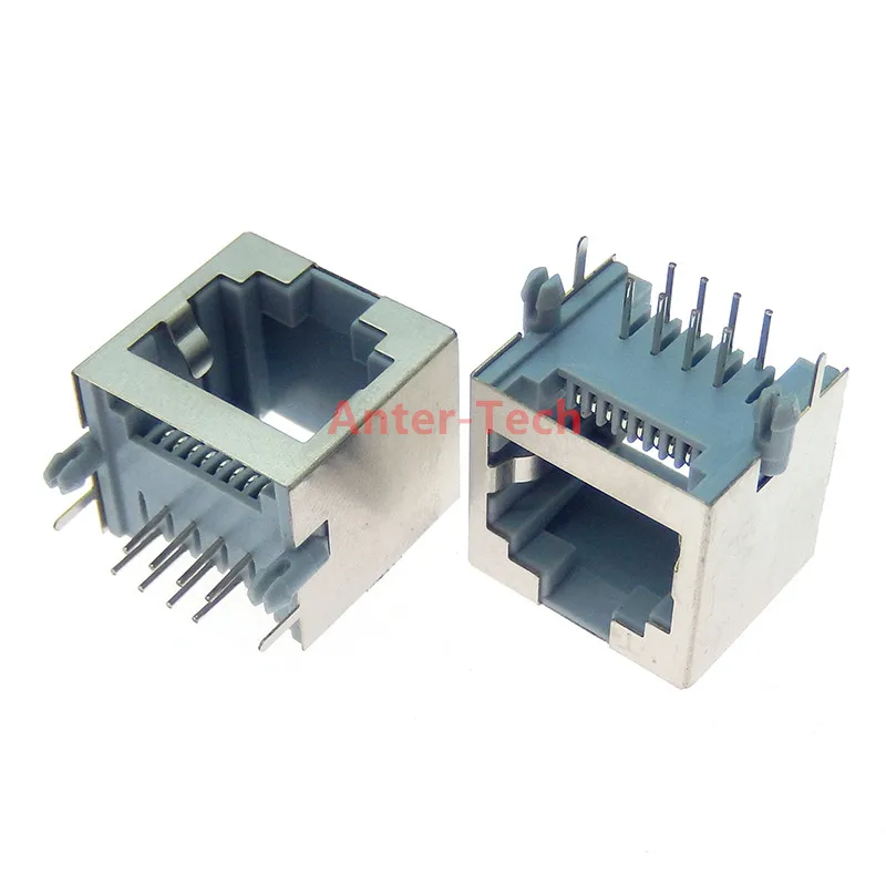 5PCS Network Interface RJ45 Socket No Lamp Female 8P8C Cable Socket