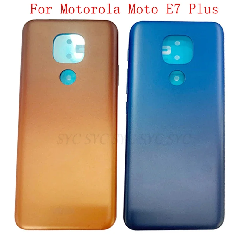 

Задняя крышка батарейного отсека, задняя крышка корпуса для Motorola Moto E7 Plus, задняя крышка, запасные части