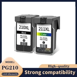 PG210 CL211 compatible pg210 cl211 210 211 Ink Cartridge for Canon Pixma MP240 MP250 MP260 MP270 MP280 MP480 MP490 MP495 Printer