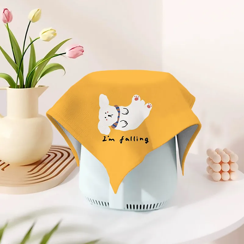 VIKAMA Air Fryer Coffee Maker Cover Cute Pet Design Short Pile Fleece Dustproof for Kitchen view 3
