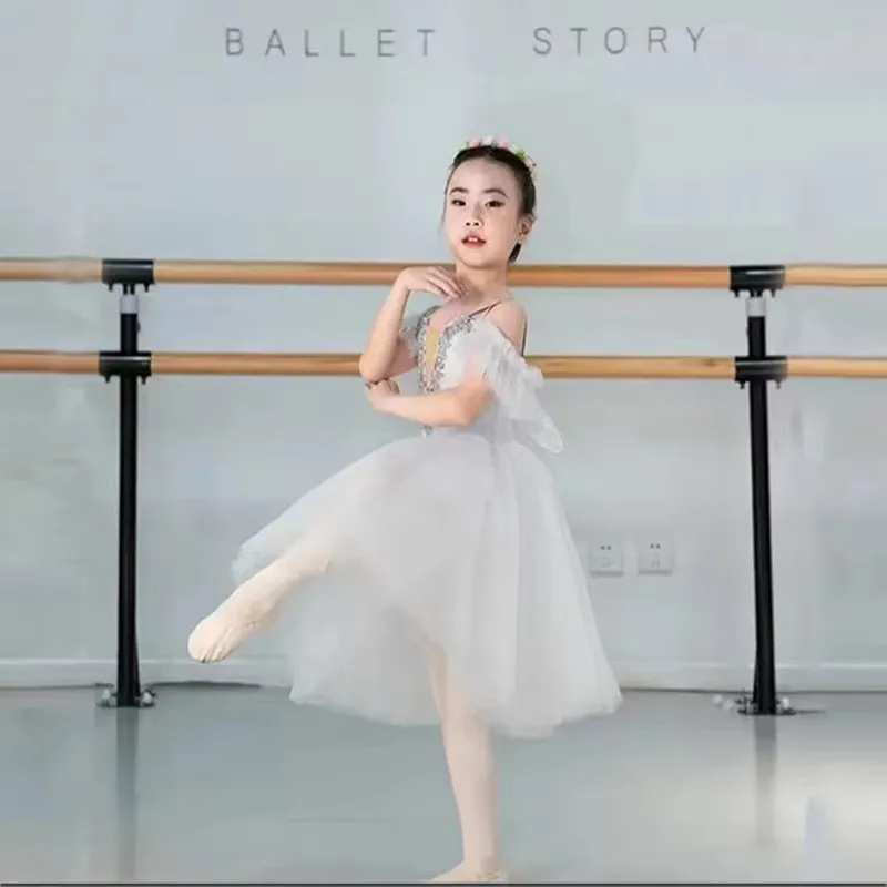 Nieuwe Professionele Ballet Tutu Meisjes Witte Platter Pannenkoek Tutu Ballerina Feestjurk Volwassen Vrouwen Kind Kinderen Ballet Dans Kostuum