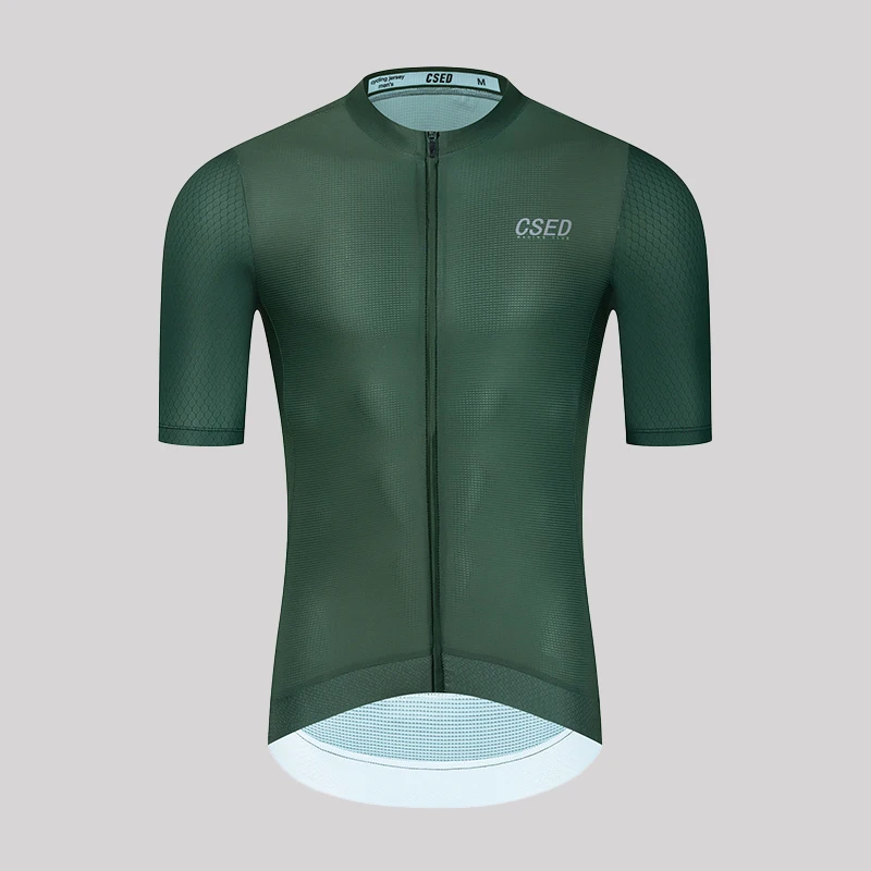 CSED Breathable Cycling Jersey for Men, Short Sleeve Road Bike Clothing, Pro Air Bicycle Clothing