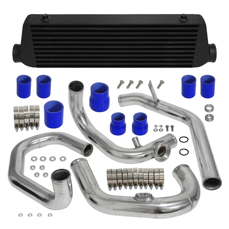 1998-2005 Upgrade Front Intercooler +Pipe Kits with Map Sensor Flange + BOV Adapter Fits for Volkswagen Golf GTI Jetta 1.8T