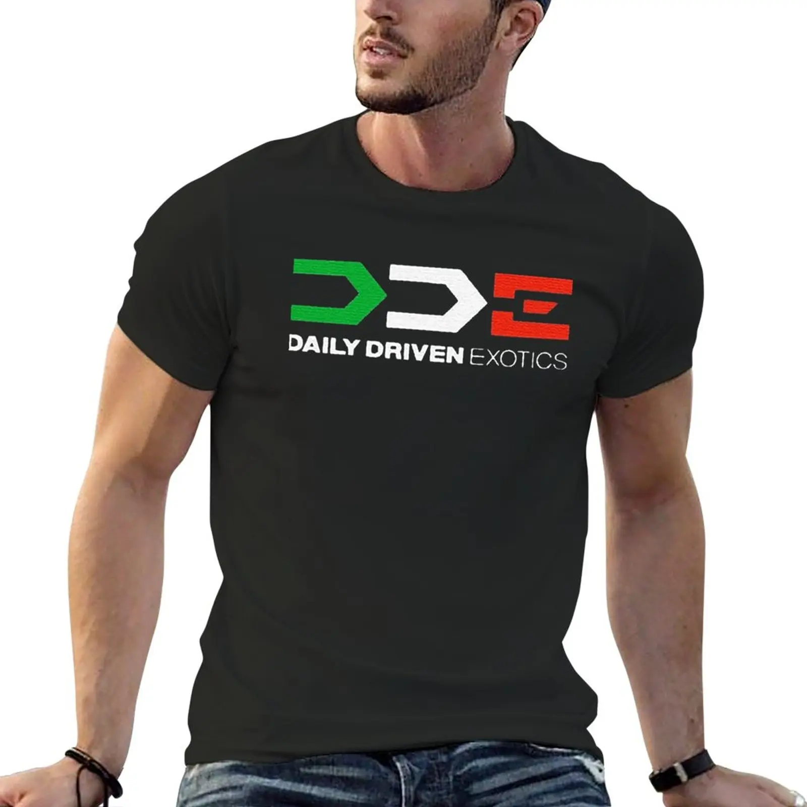 DDE Daily Driven Exotics T-Shirt graphics t shirt cute clothes men clothings