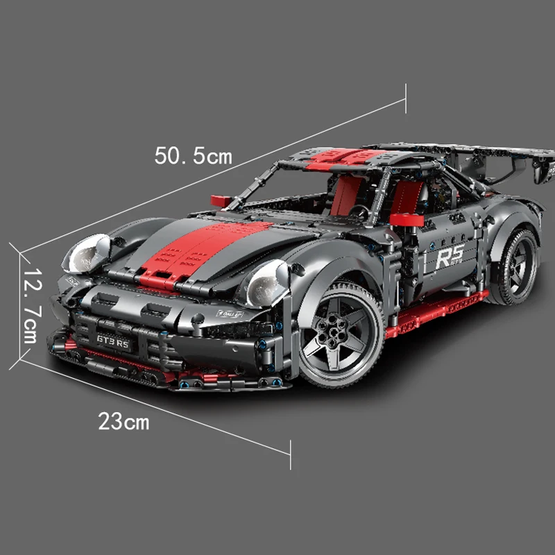 IN STOCK 1:10 MOC Technical Remote Control Sports Car GT3 R5 Building Blocks Bricks Model Assembling Toys for Children Gift Set