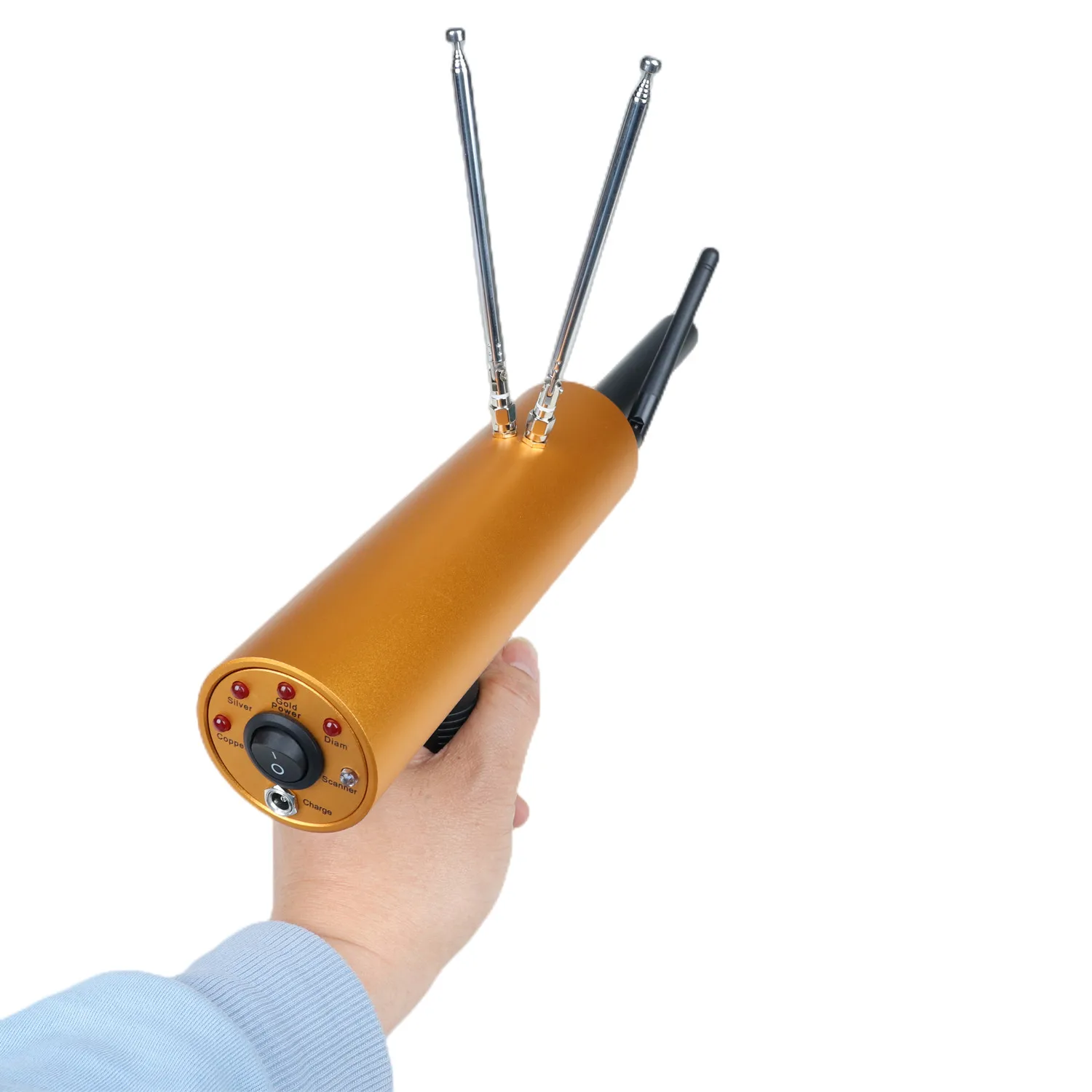 Imagem -02 - Detector de Metais e Ouro Poderoso de Longo Alcance de Cobre Prata Ouro e Diamante de Gema Localizador Preciso
