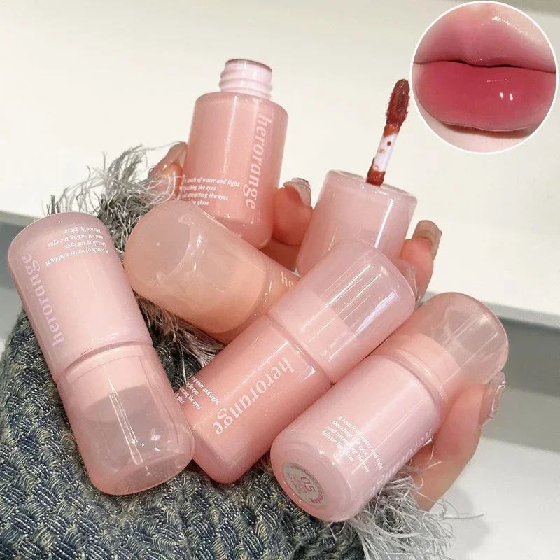 Specchio di cristallo Lucidalabbra Gelatina Tinta Rossetto rimpolpante Idratante Smalto per labbra Colorato Tinta per labbra Cura delle labbra Trucco Cosmetici coreani