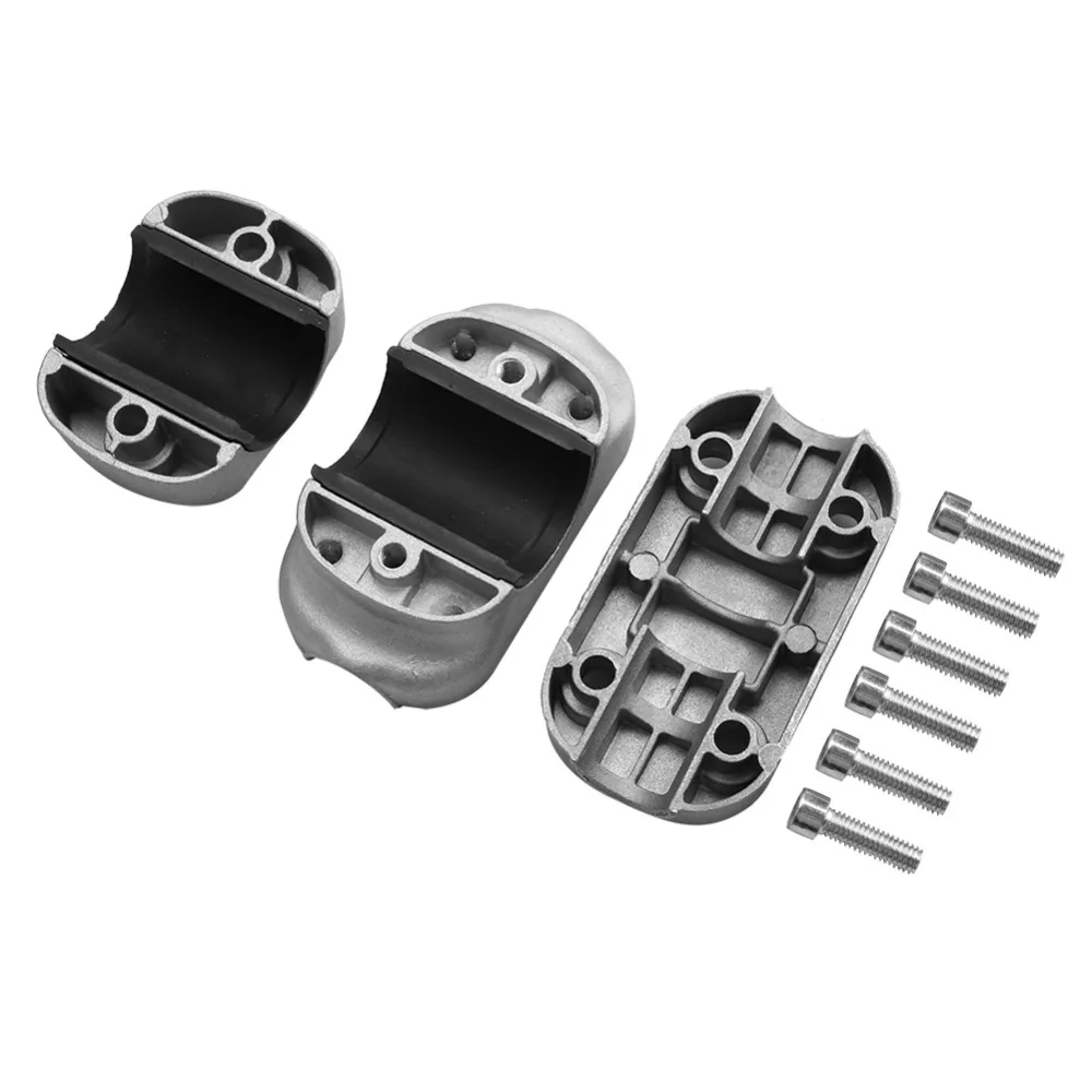 Silver Handle Holder Bracket Aluminum Secure Grip Fix Bracket Clamp Universal Compact Brush Cutter Accessories
