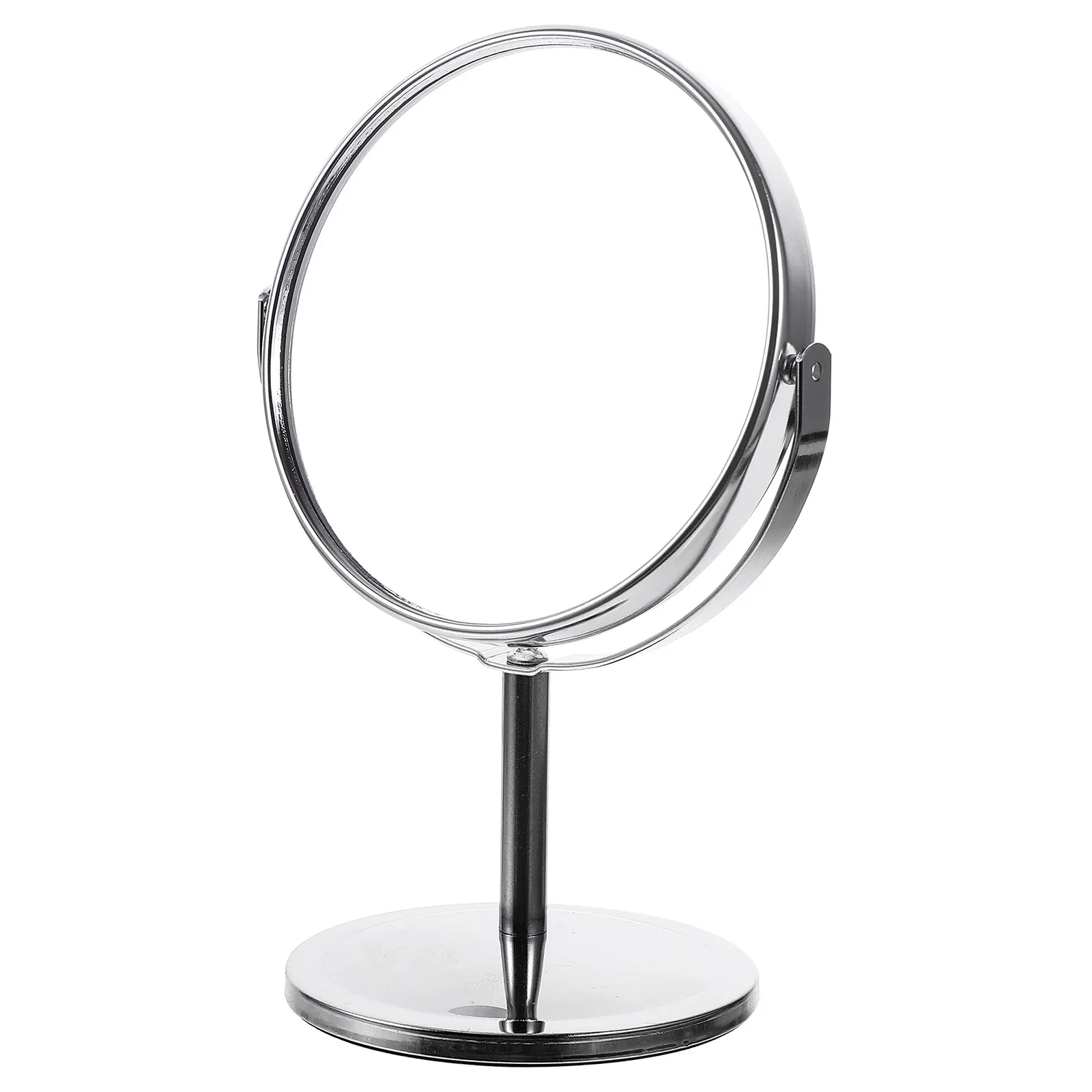 

Premium Tabletop Mirror Two Sided 360 Swivel Rotation Vanity Mirror for Makeup Braiding Haircuts Desk Living Room Decor