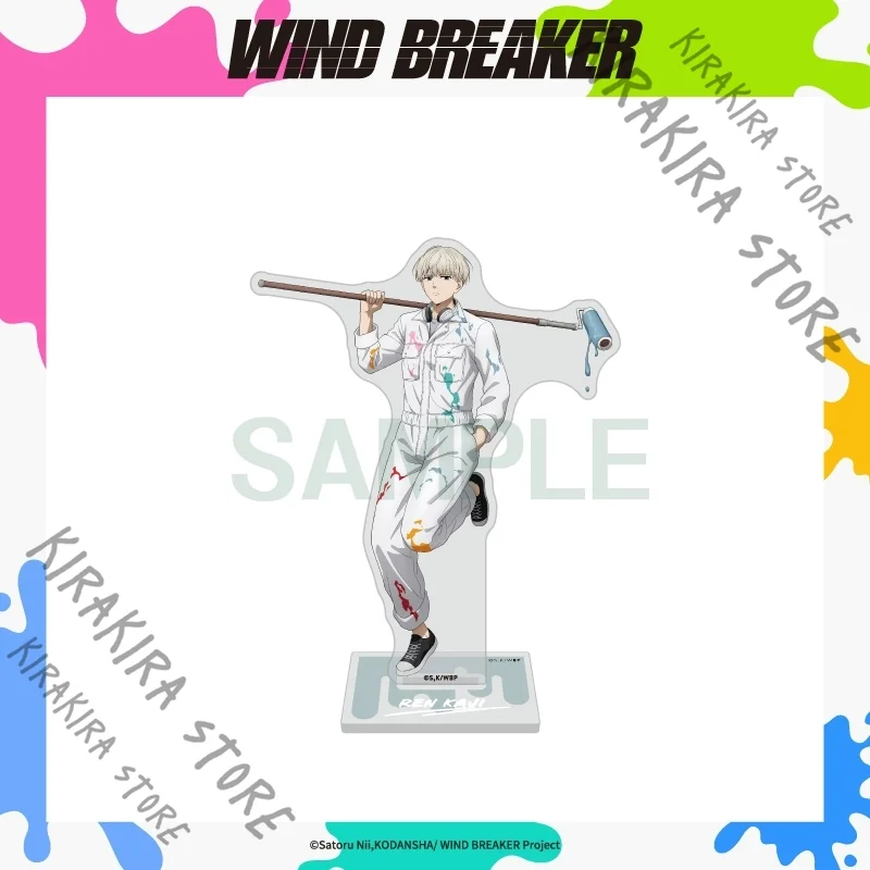 WIND BREAKER Umemiya Hajime KAJI REN Kiryu Mitsuki Cosplay Standing Plate Indicative Board Official Anime Ornaments Mascot view 5