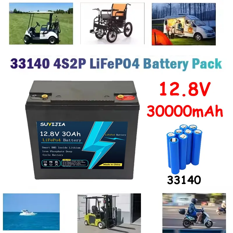 

Air Fast Transportation 12V LiFePO4 30Ah Battery Built-in BMS Lithium Iron Phosphate Battery 4000+golf Cart Solar Cycle Life