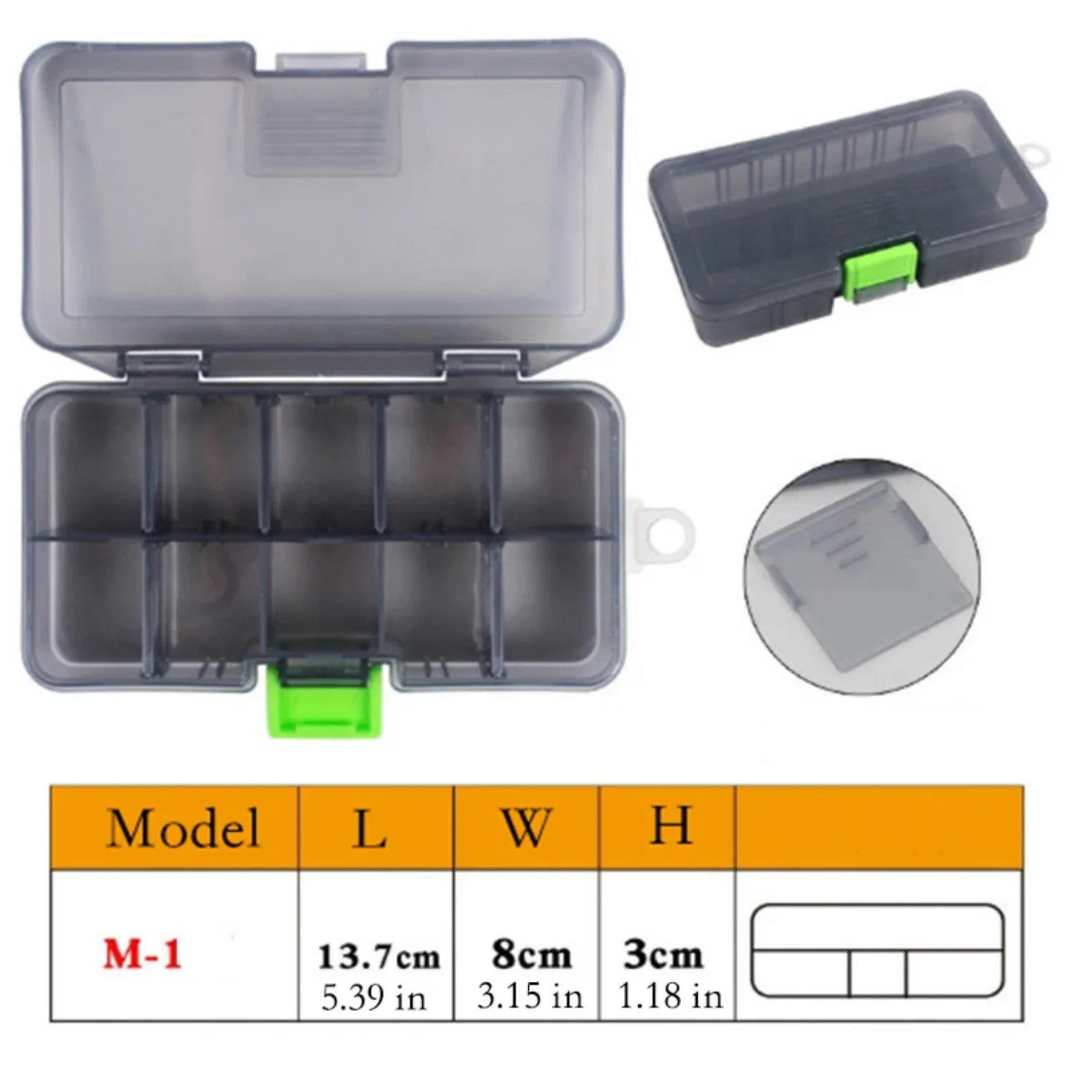 

ABS Fishing Multifunction Lure Waist Water Proofcarp Clear Fishing Tackle Box
