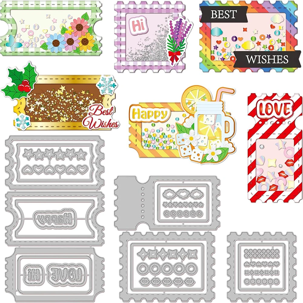 Metal Cutting Dies Animals & Tags diy Scrapbooking Photo Album Decorative Embossing PaperCard Die