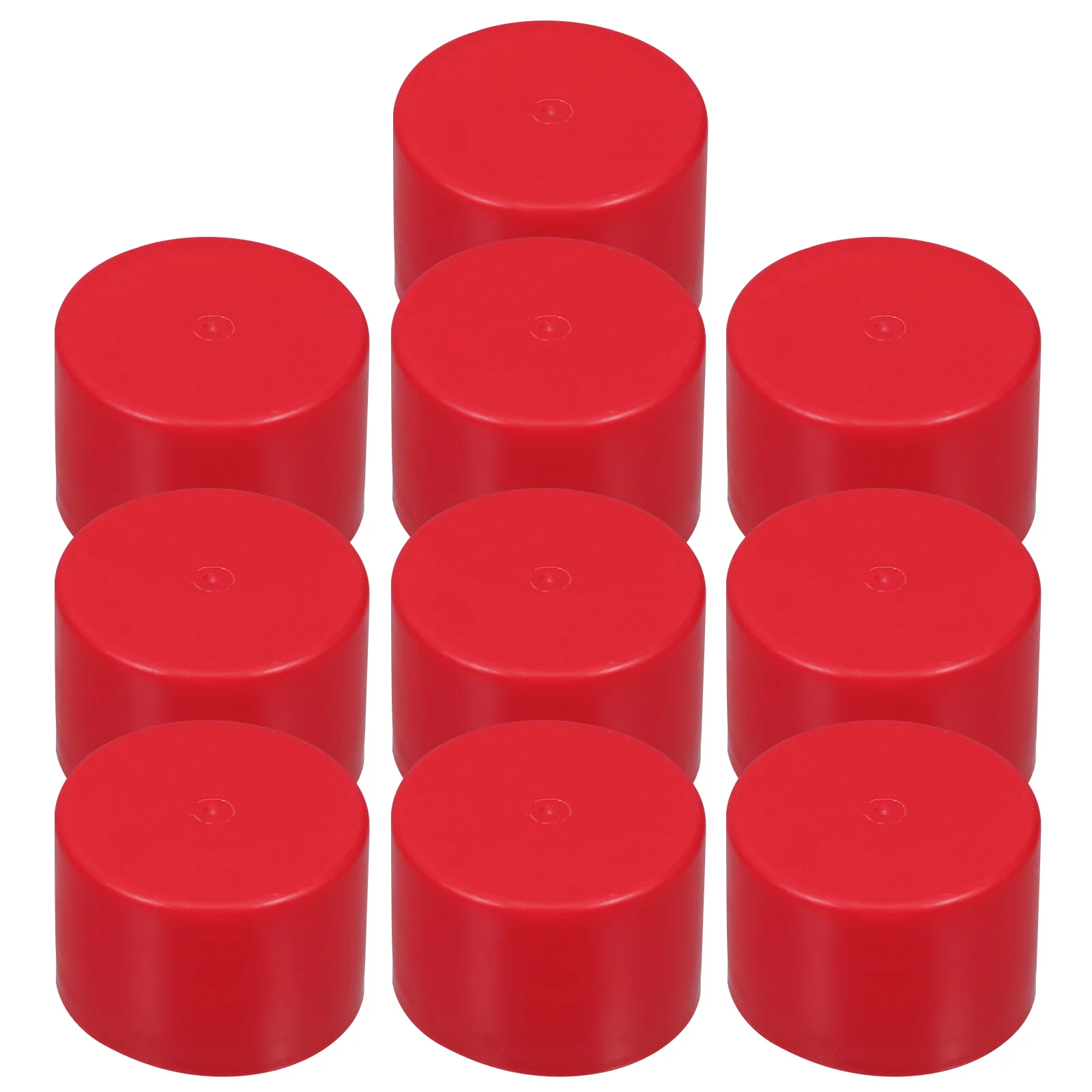 Tappi terminali in plastica per manicotti per tubi in acciaio da 10 pezzi per coperture protettive per tubi di impalcature per coperture protettive per tubi in acciaio