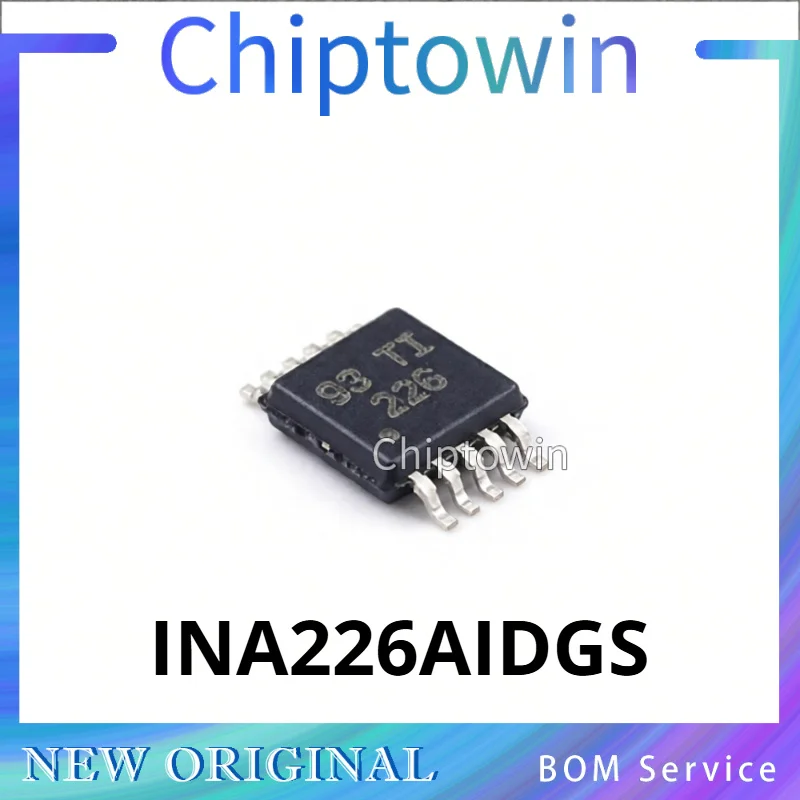 5/50/500 pcs INA226AIDGS INA226AIDGSR INA226AIDGST INA226 MSOP-10 Power Monitor IC Original In Stock W7