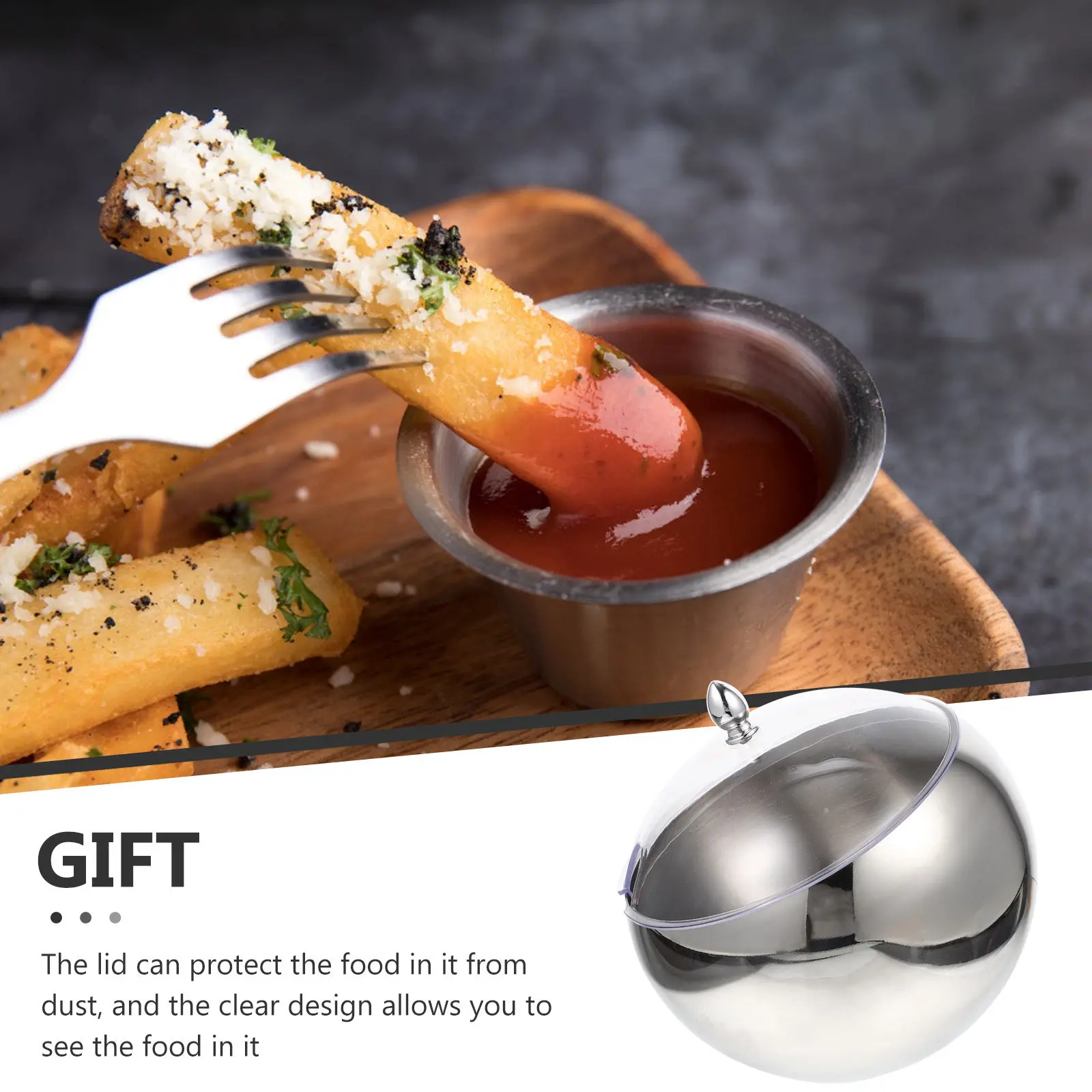 Tazón de Acero Inoxidable Grueso de Primera Calidad con Boca Oblicua, Recipiente Multiusos para Alimentos de Cocina, Ensaladas de Frutas, Verduras y Salsas