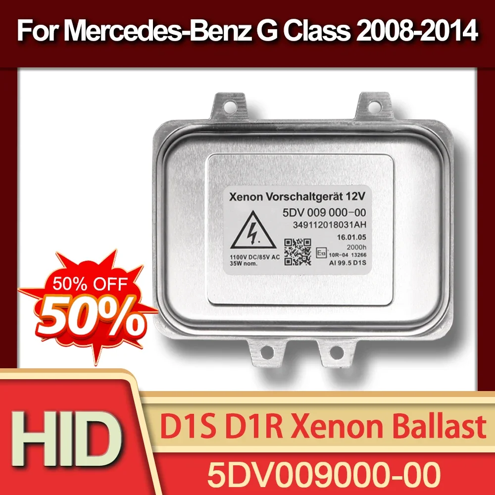 

HID Xenon Lights Control Unit Ballast For Mercedes-Benz G Class 2008-2014 OEM 5DV009000-00 35W D1S D1R Xenon Headlamp Ballast