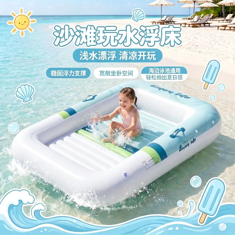 Multifunctional Inflatable Water‑recreation Gear, Portable Floating Platform for Adults & Kids, Pool Beach Raft