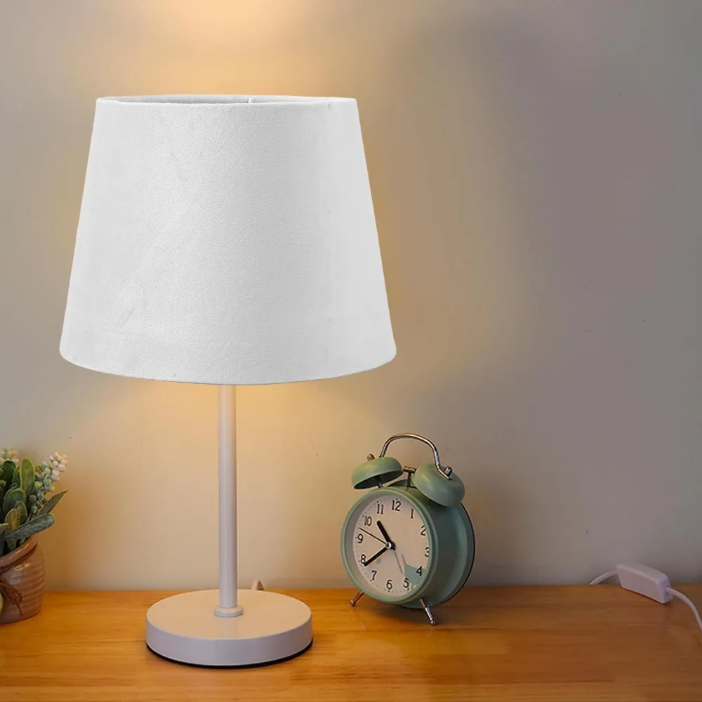 

Unique Fabric Lampshade Clip On Design 6.3 inch Height Chandelier Lamp Shades Lamp Cover Indoor Lamp