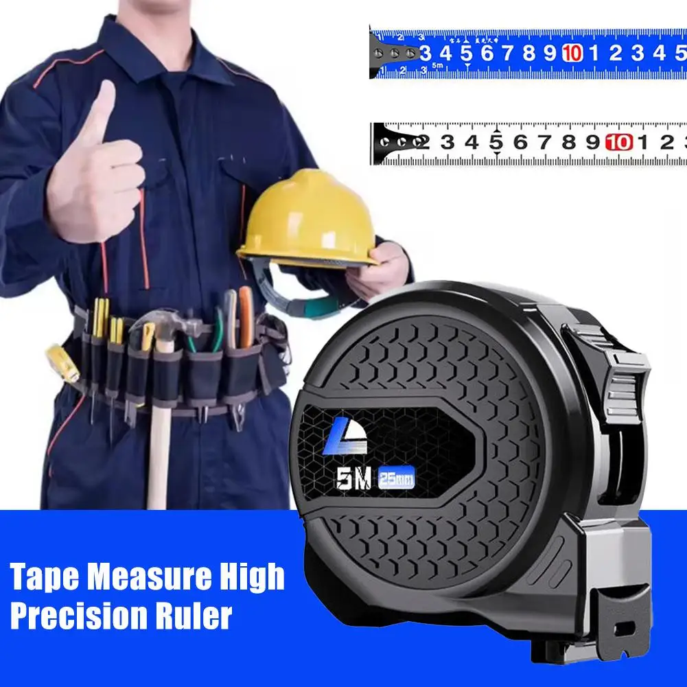 High precision Metric Tape measure Retractable 3/5/7.5/10M Tools Measuring Retractable Measuring Ruler Woodworking tape Rul J8T3