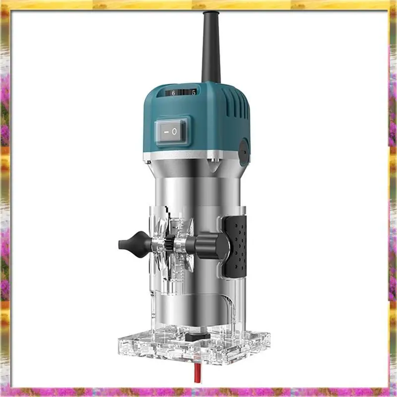 Easy Use CNC Cutting, Milling And Slotting Machines Compatible 6-Speed 800W Trimming Machine For Woodworking, EU Plug