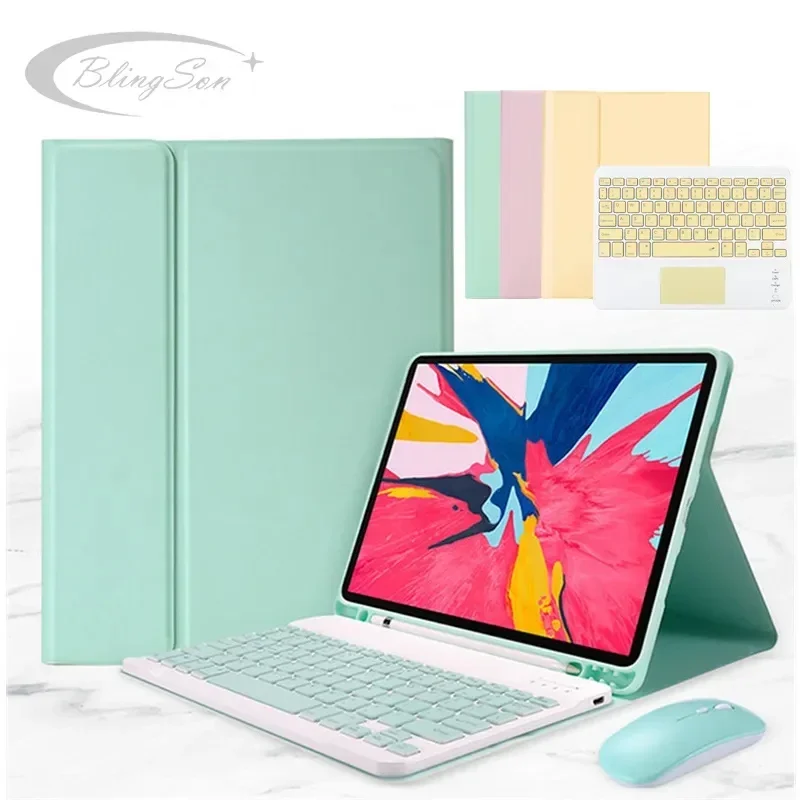 For IPad 2024 Air 11 Inch Case with Bluetooth Keyboard Cover for Ipad Pro 13 10th 10.9 10.2 9th 8th 7thAir 5 4 Air3 2 1 9.7 Case