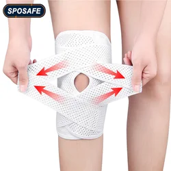 1Pcs Adjustable Knee Support Brace with Patella Gel Pad Men Women Meniscus Tear Knee Pain ACL MCL Injury Recovery,Workout,Sports