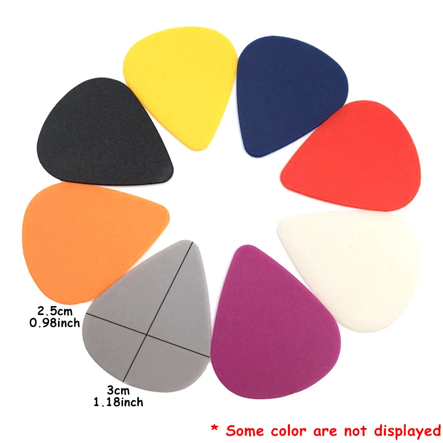 30pcs Boxed Solid Color Guitar Picks ABS Cartoon Pick Suit for Guitar Ukulele Bass Musical Instrument Performance Accessories