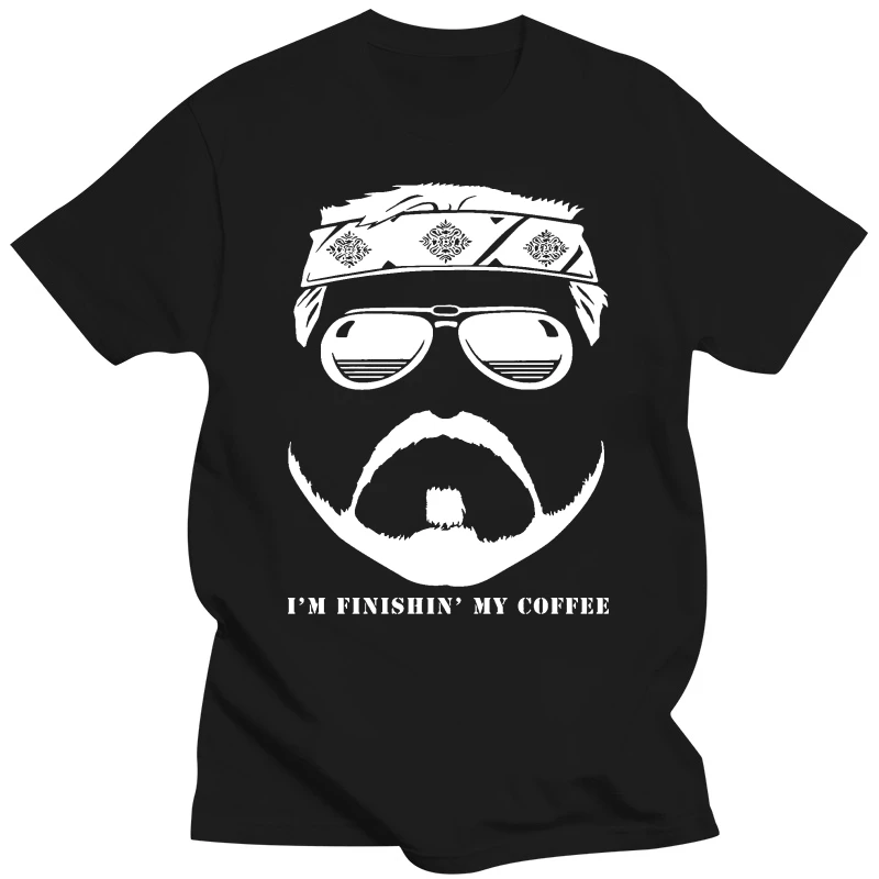 The Big Lebowski T-Shirt   Im Finishing My Coffee   Walter Sobchak