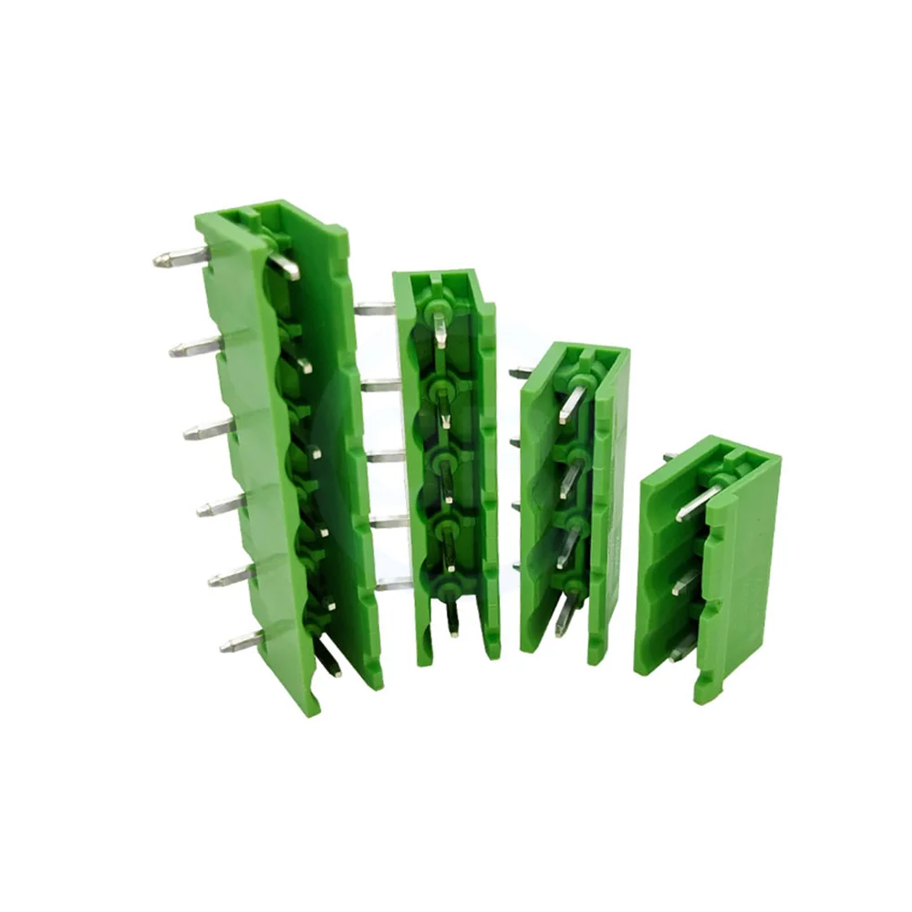(10 Pcs) KF 2EDGR 7.62MM Plug-in Terminal Block 15EDGR-7.62 Split PCB Bend Pin Block 90 Degree Bend Socket 2-12Pin