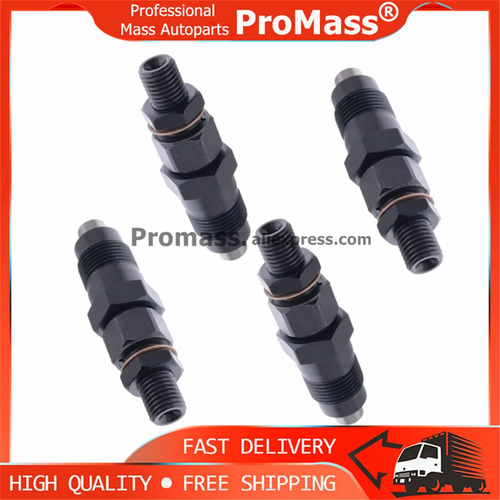 4PCS Fuel Injector For HYUNDAI GALLOPER II H-1/STAREX Bus H-1Van H1 H100 PORTER Bus TERRACAN 2.5L Diesel D4BF/D4BH 33800-42500