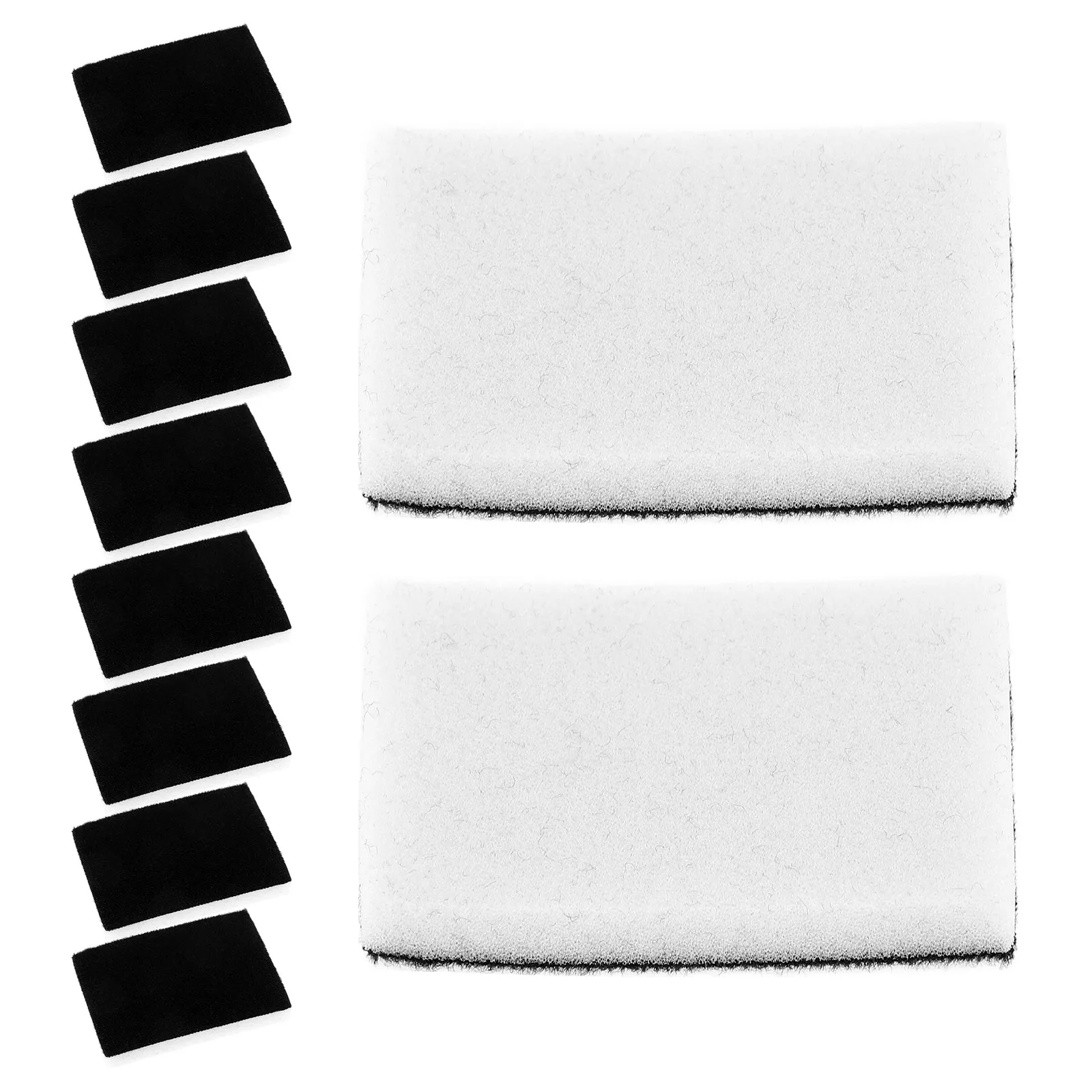 

10 Pcs White Sponge Foam Pad Mini Ink Blending Tools Round Head Foams Painting Pads Square Flathead Daubers Supplies
