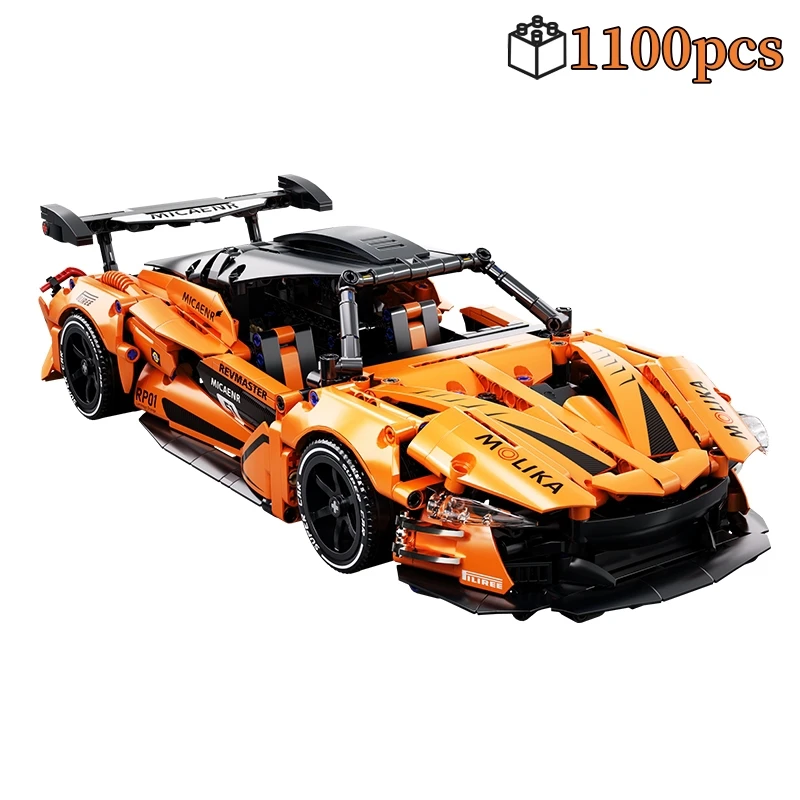 

1:14 Technical City Super Sports Racing Car Vehical Model Building Blocks Christmas Educational Toy Birthday Gift Set For Kid