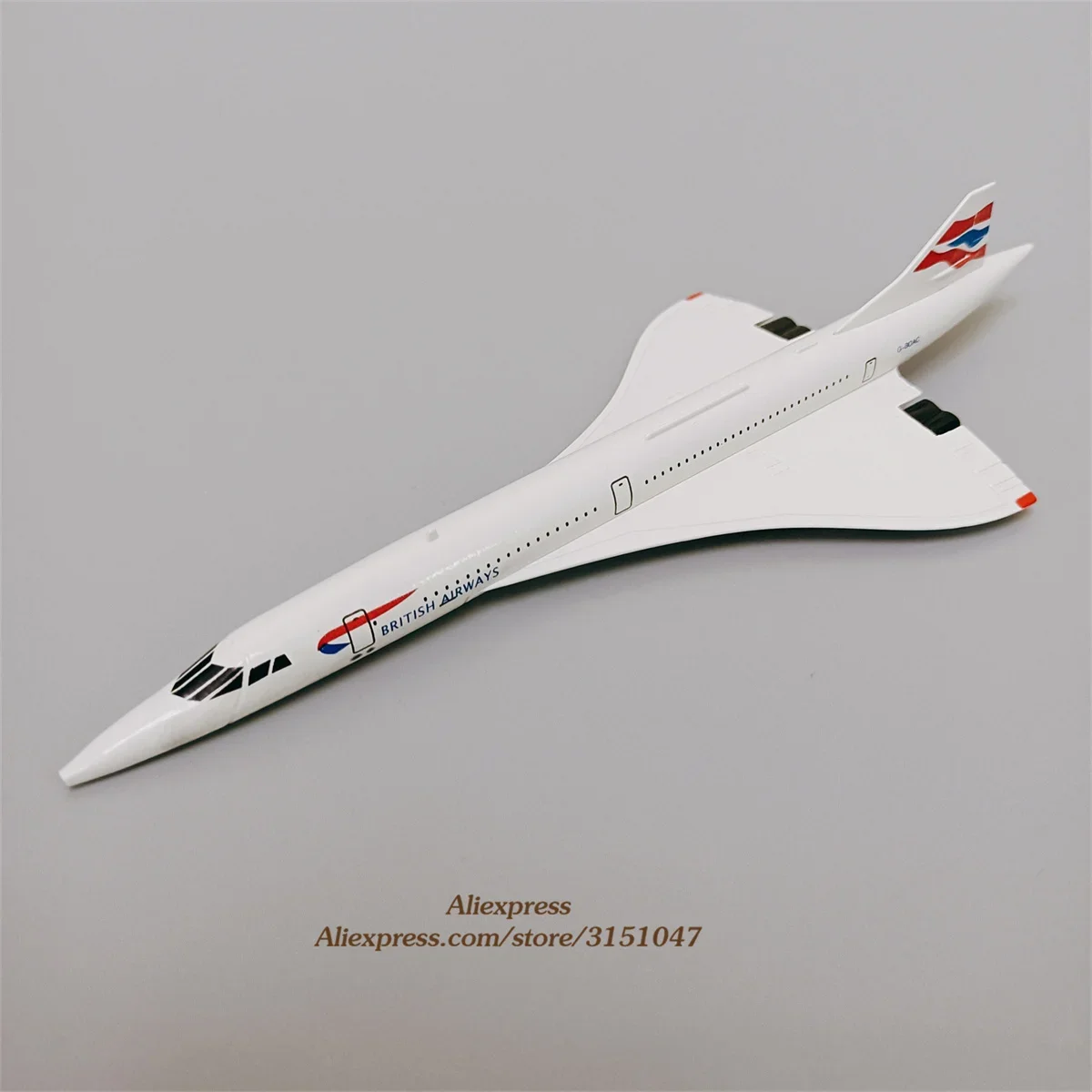 16cm Airplane Model Air British Concorde Aircraft Model Diecast Metal Alloy Air Plane Airplanes Model 1:400 Plane Toy Gift