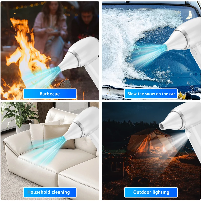 Violent Turbo Fan 130000RPM Multi-purpose Blower Household Handheld Portable Cleaning Tool Suitable for Car, Computer Keyboard