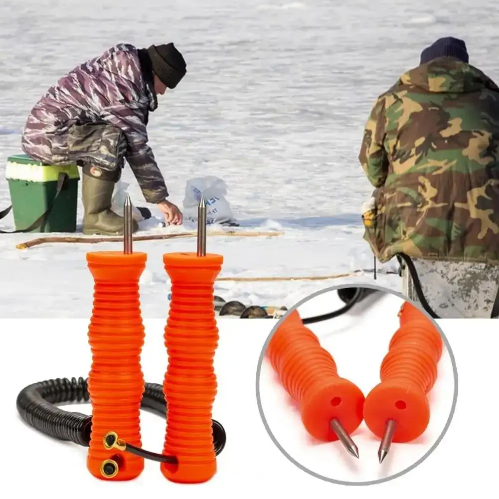 

Ice Breaking Universal Tool Retractable Ice Pick Threaded Handle High Carbon Steel Safety Pick Outdoor Ice Fishing Tool