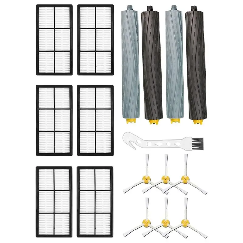 

ABJN-Набор щеток для пылесосов Roomba Irobot серий 800 и 900 (модели 960, 980, 890, 880), сменные аксессуары и запчасти