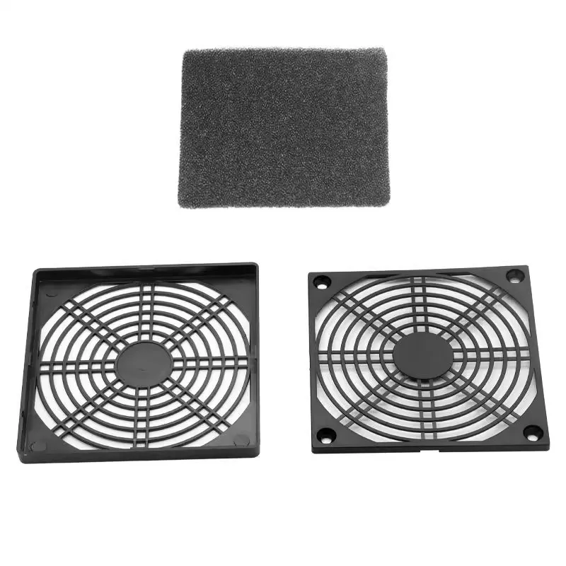100PCS 6cm fan dust screen 3-in-1 plastic protective net suitable for 6cm fan filter screen