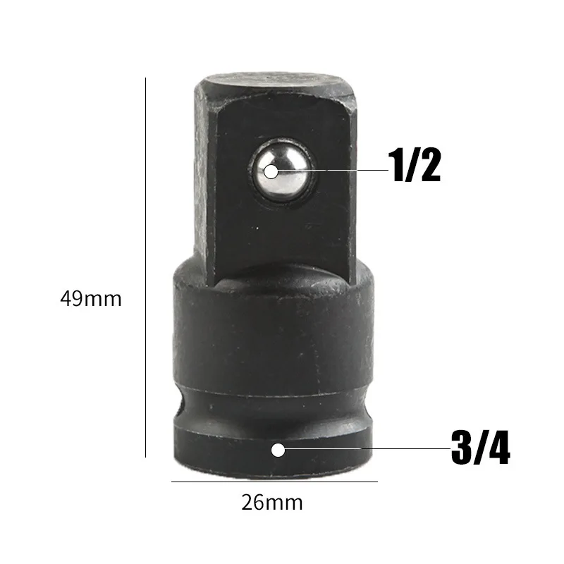 Imagem -04 - Ratchet Chave Soquete Adaptador 14 38 12 14 38 12 Chaves Spanner Conjunto Converter Drive Reducer Air Impact Artesão Chave Ferramentas