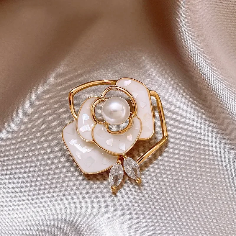 1Pc Romantic Rose Brooch for Women Men Fashion Flower Plant Pins Brooches Jewelry Clothing Accessories Party Gifts 2025