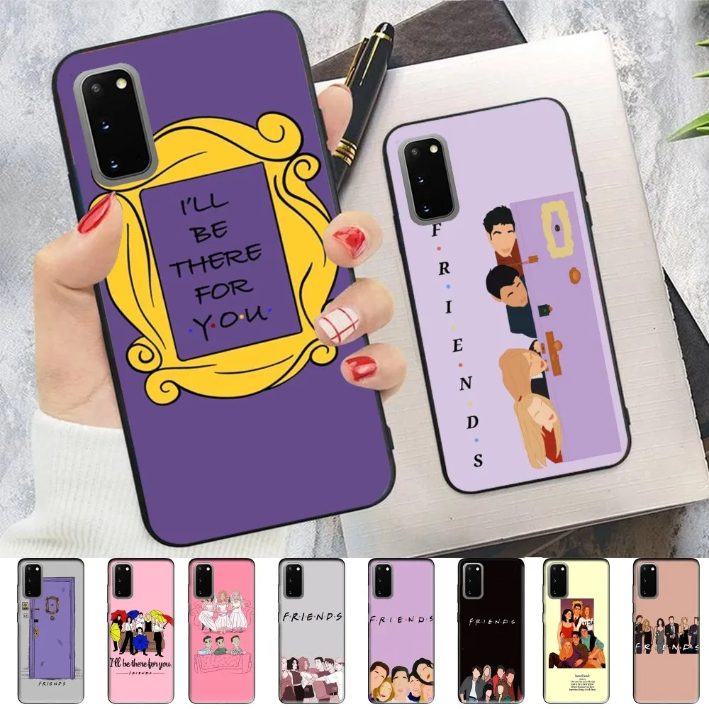 F-Friends TV Show Purple Door Phone Case For Samsung S 9 10 20 21 22 23 30 23 24 Plus Lite Ultra FE S10lite Fundas