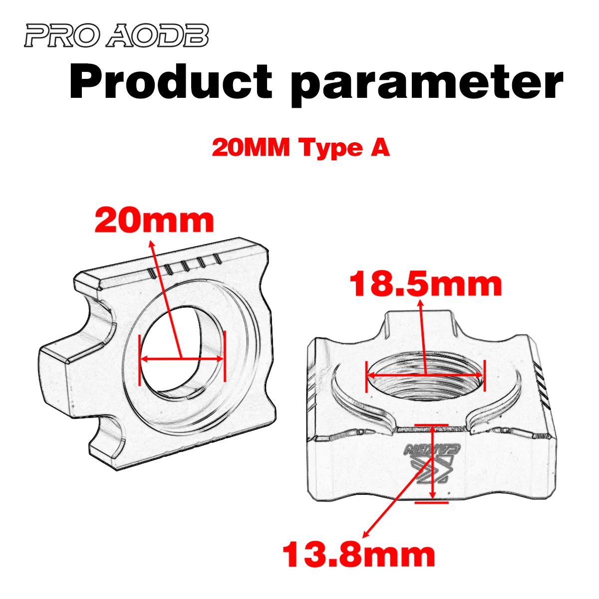 20/25MM Motorcycle CNC Rear Chain Adjuster For Husqvarna TC FC TE FE TX FX FS 125 150 250 300 350 450 2013-2023 Dirt bike parts