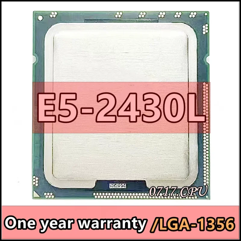 E5 2430L E5-2430L 2.0 GHz 6-Core 15MB Cache LGA1356 Prosesor SR0LL 60W