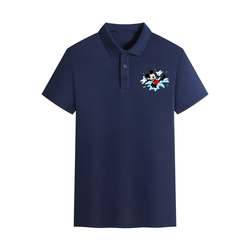 2025 NOVEDAD DE VERANO moda Casual animación personaje impresión moda POLO diseño personalizado al aire libre Casual transpirable