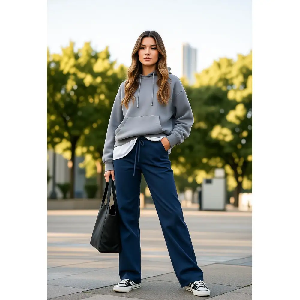 Il comodo felpa con cerniera da donna offre due colori, felpa con cappuccio morbida e casual con cerniera intera con tasche, vestibilità ampia e alla moda