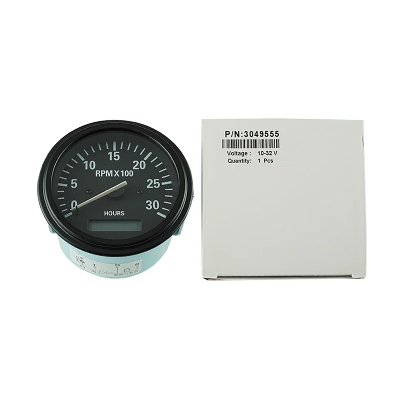 ABJT Generator Set Part 24V Tachometer 3049555 Tachometer Engine Crude Oil Speed Meter